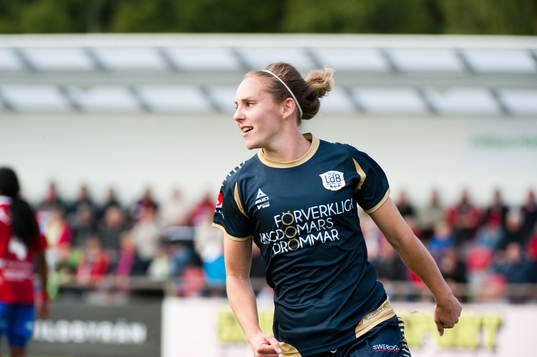 0 målet under fotbollsmatchen i damallsvenskan mellan Vittsjö och LdB FC Malmö den 01 september 2013 i Vittsjö. 