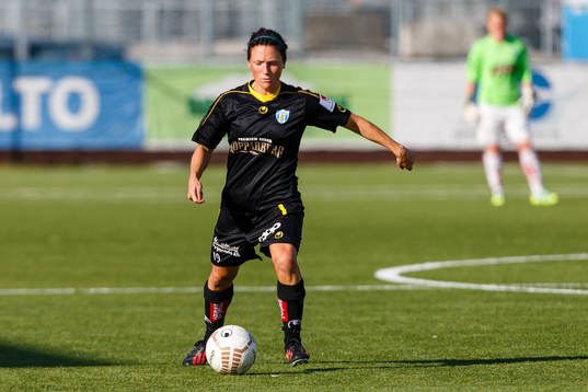 Kopparberg Göteborgs Marlene Sjöberg med bollen