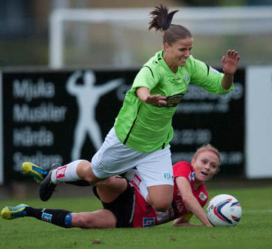 Jessica Landström och hennes Göteborg föll mot Sif