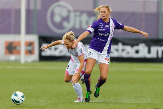 LdB Malmös Elin Rubensson och Jitex Fridolina Rolfö