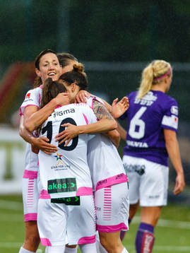 LdB Malmös Therese Sjögran, Ramona Bachmann och Sara