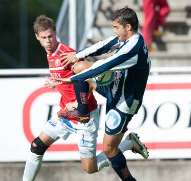  Tobias Mattsson, Trelleborg och Alvaro del Moral, Kristianstad