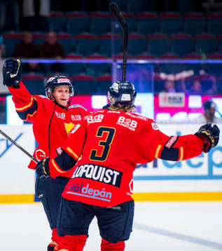 Djurgårdens Marcus Sörensen jublar