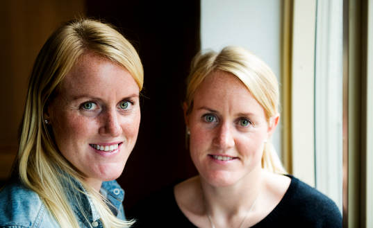 Marie Hammarström och Kristin Hammarström