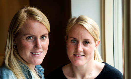 Marie Hammarström och Kristin Hammarström