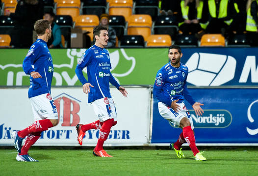 Åtvidabergs Imad Zatara jublar efter 1-0 målet