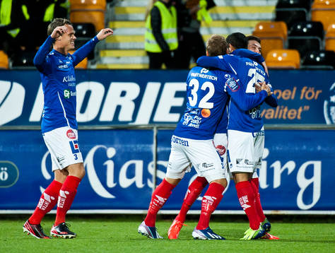 Åtvidabergs Imad Zatara jublar efter 1-0 målet
