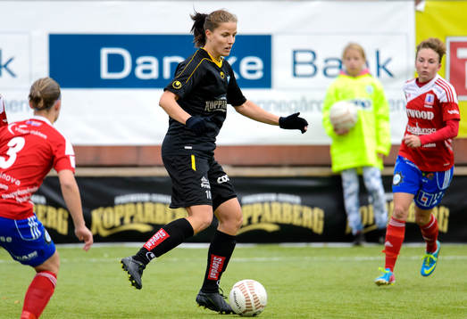 Kopparbergs Göteborg Jessica Landström med bollen