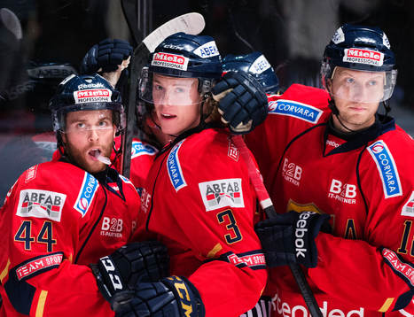 Djurgårdens Mattias Guter, Samuel Lofquist och Michael