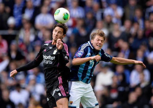 IFK Göteborgs Philip Haglund och Djurgårdens Martin