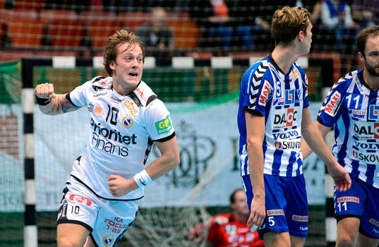 Redbergslids Charlie Sjöstrand jublar