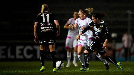 LdB Malmös Elin Rubensson och Umeås Hanna Folkesson