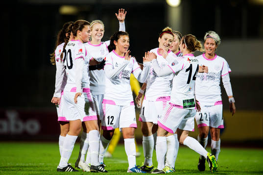 LdB Malmös Manon Melis jublar med laget