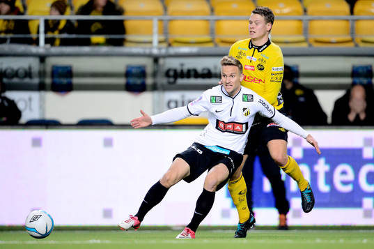 Häckens Jonas Bjurström och Elfsborgs Viktor Claesson