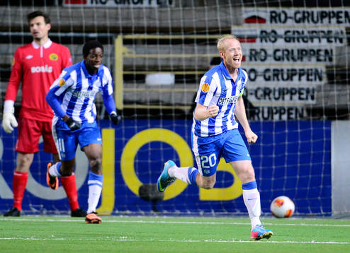 Esbjergs Hans Henrik Andreasen jublar