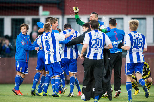 Göteborg firar sin seger på slutsignal