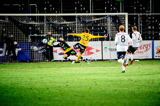 Mål av Elfsborgs Marcus Rohdén 0-2 i andra halvlek på