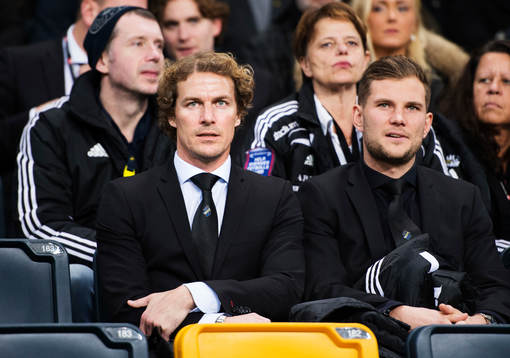 Daniel Tjernström sitter på läktaren