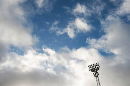 El-ljus Österås idrottsplats i Hässleholm