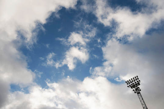 El-ljus Österås idrottsplats i Hässleholm