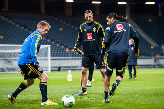 Fysiologen Paul Balsom, Zlatan Ibrahimovic och Erkan Zengin