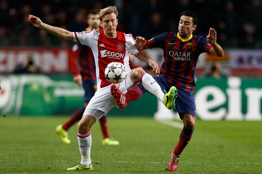 AMSTERDAM - Ajax - Barcelona ,  Voetbal Champions League ,