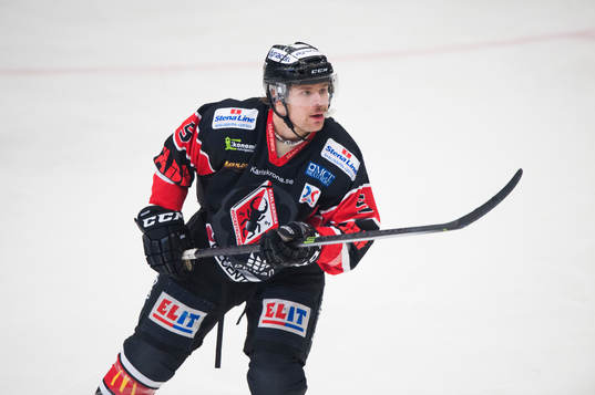 Karlskronas Mikael Kurki i ishockeymatchen i allsvenskan