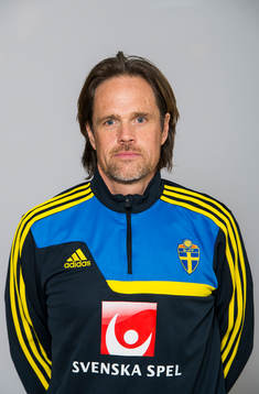 Porträtt på målvaktstränare Pontus Wilgodt