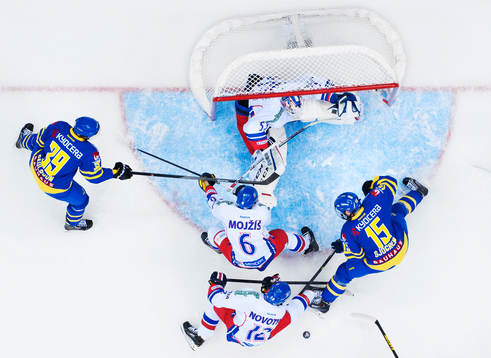 Sveriges Marcus Paulsson och Mattias Sjögren oroar