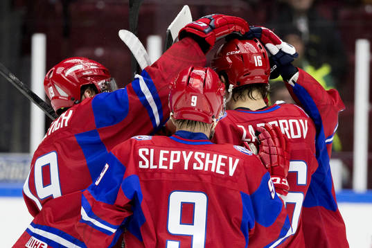 Rysslands Nikita Zadorov har gjort mål