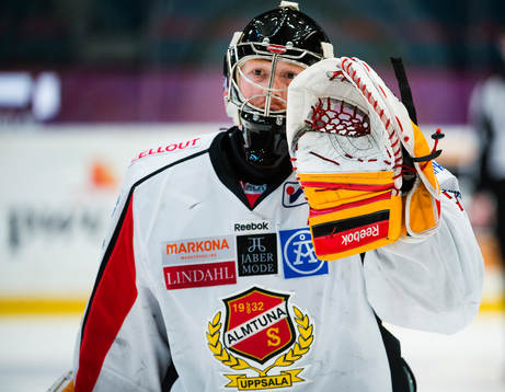 Almtunas målvakt Erik Hanses