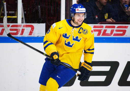 Sveriges Filip Forsberg ler