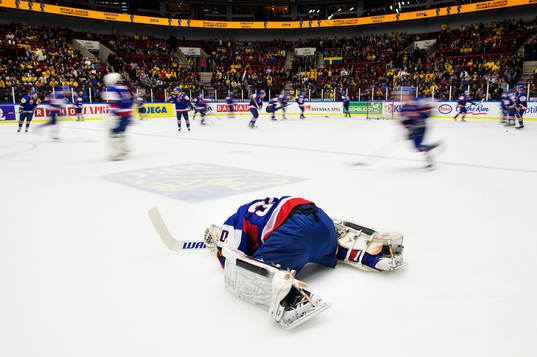Slovakiens målvakt Richard Sabol