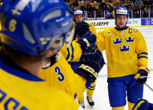 Sveriges Filip Forsberg jublar