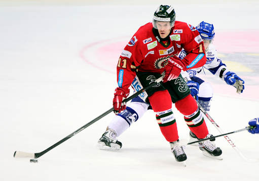 Frölundas Magnus Kahnberg och Leksands Kevin Kapstad
