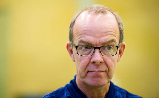 sjukgymnast Inge Dahl när Sverige tränar