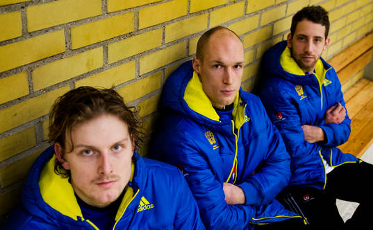 Jesper Nielsen, Johan Jakobsson, Patrik Fahlgren när