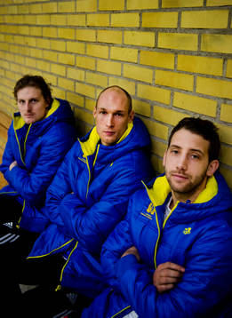 Jesper Nielsen, Johan Jakobsson, Patrik Fahlgren när