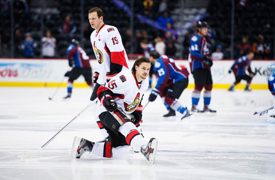 Ottawas Erik Karlsson värmer upp