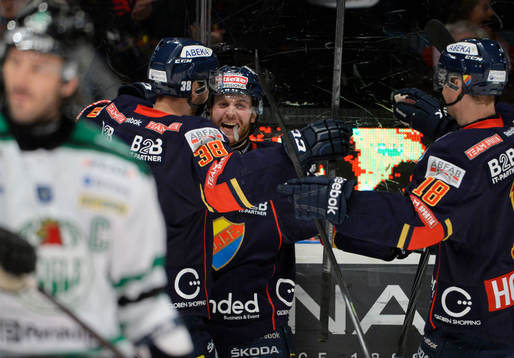 Djurgårdens Mattias Guter jublar