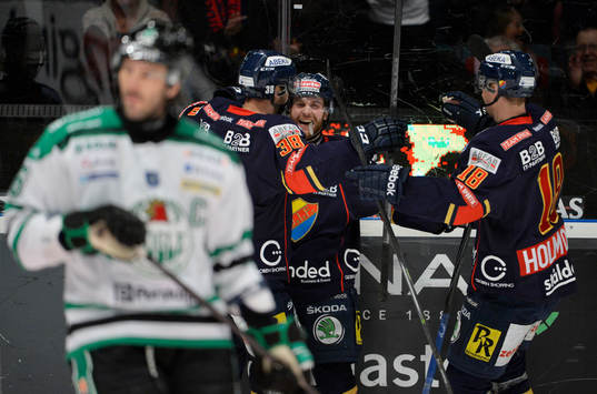 Djurgårdens Mattias Guter jublar