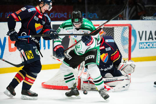 Djurgårdens Philip Holm  och Rögles Joachim Nermark