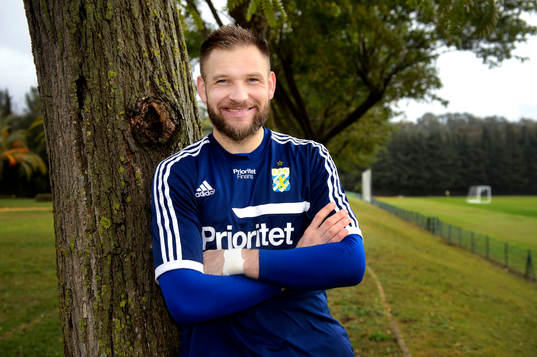 IFK Göteborgs målvakt John Alvbåge porträtterad