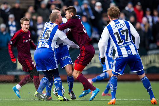 IFK Göteborgs Jakob Johansson och Kjetil Waehler