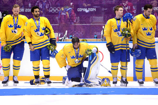 Bla gjennom flere bilder av OS 2014, Ishockey, Final, Sverige - Kanada