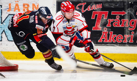 Djurgårdens Markus Ljungh och Södertäljes Jonas