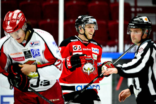 Malmö Redhawks Frederik Storm jublar