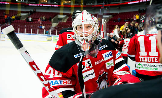 Malmö Redhawks målvakt Pontus Sjögren