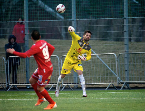 Halmstads målvakt Stojan Lukic