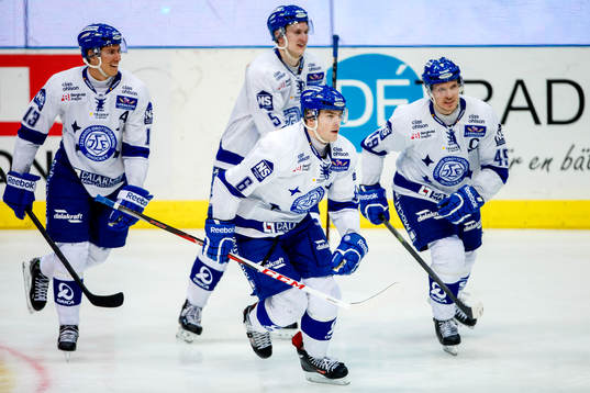 Leksands Jon Knuts, Patrik Hersley, Tom Linder och Gabriel